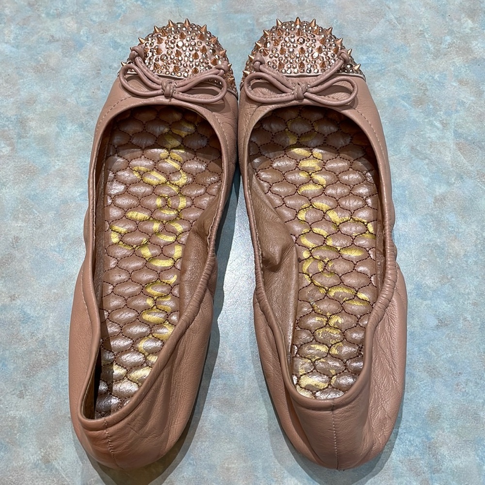 Sam Edelman nude color ballet flats (sz 7 1/2)